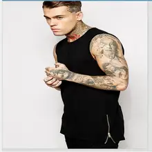 M-5XL Горячая Летняя мужская жилетка без рукавов однотонная Базовая рубашка плюс размер одежда права Zhi-long singer костюмы топ