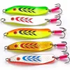 Sougayilang Metal Hard Lure Spinner Spoon 5 colors Fishing Lure Artificial Popper Bait Crank Shark Bait ► Photo 2/6