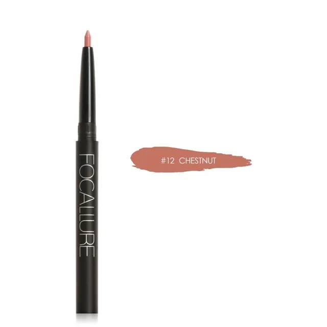 Focallure 19 цветов lipliner ручка Профессиональный водонепроницаемый Контурный карандаш для губ для женщин сексуальная матовая помада Косметические Карандаши - Цвет: Лиловый