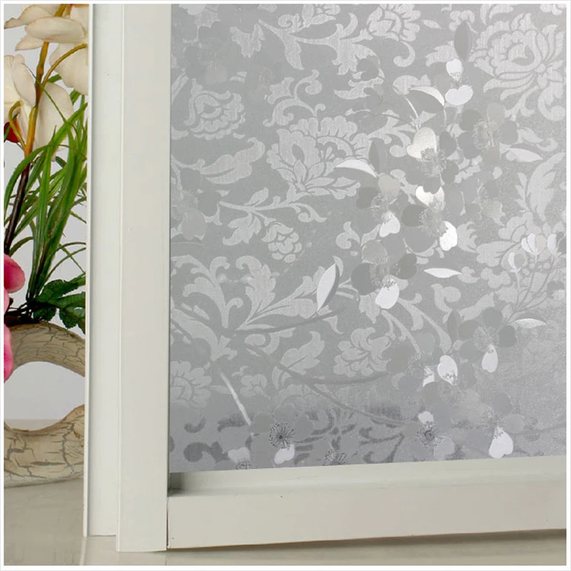 Frosted UV static cling 90cm x 200cm living room sliding door