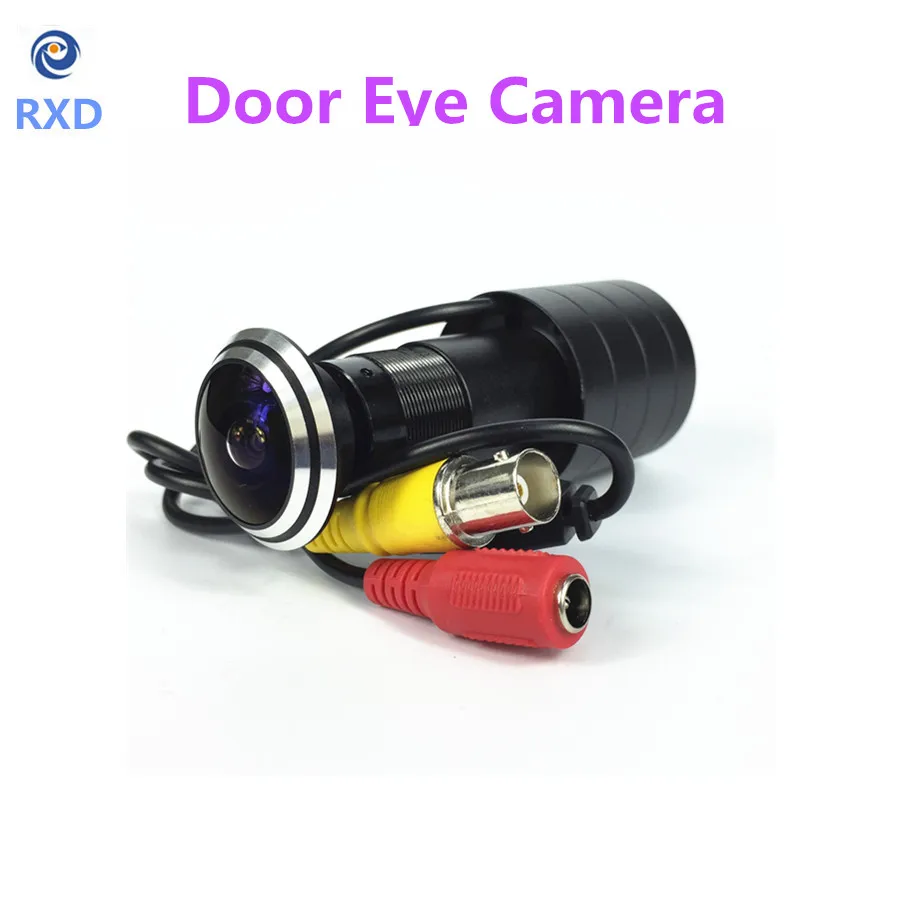 SHRXY горячая Распродажа 170 широкоугольная 800tvl CCD Проводная мини-камера для двери с отверстием для глаз, цветная мини-камера видеонаблюдения