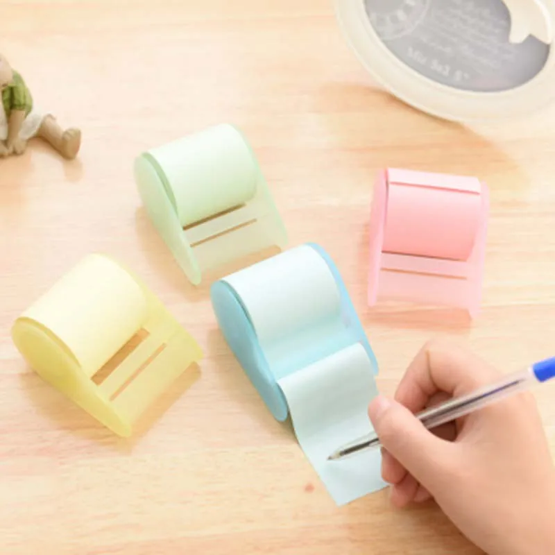

DoreenBeads reel Mini Sticky note paper School Supply Vocabulary Writing Reciting Book Blank Paper Cards Invitations for Party