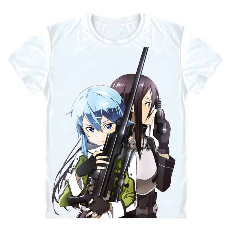 Summer Anime Sword Art Online SAO Short sleeve T-shirt Sweater Hoodie Tops