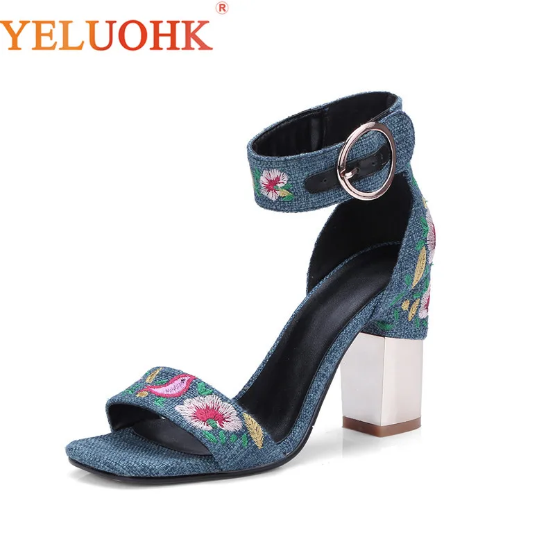 

34-43 Extreme High Heel Sandals Women Big Size 2018 Women Summer Shoes High Quality Women Sandals