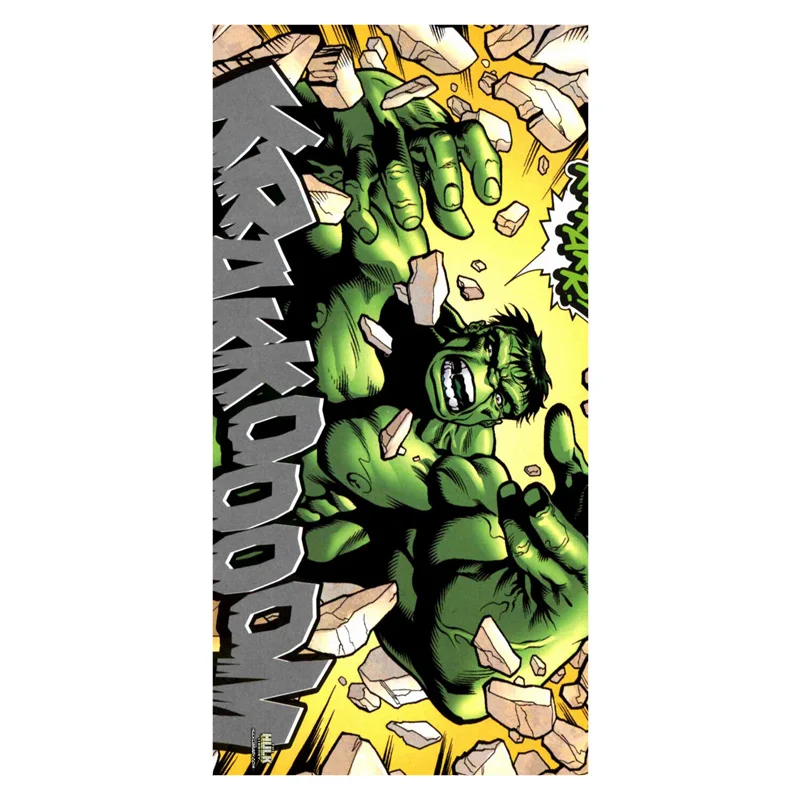 Бамбуковое из микрофибры The Incredible Hulk банное полотенце для купания спа рук детей и