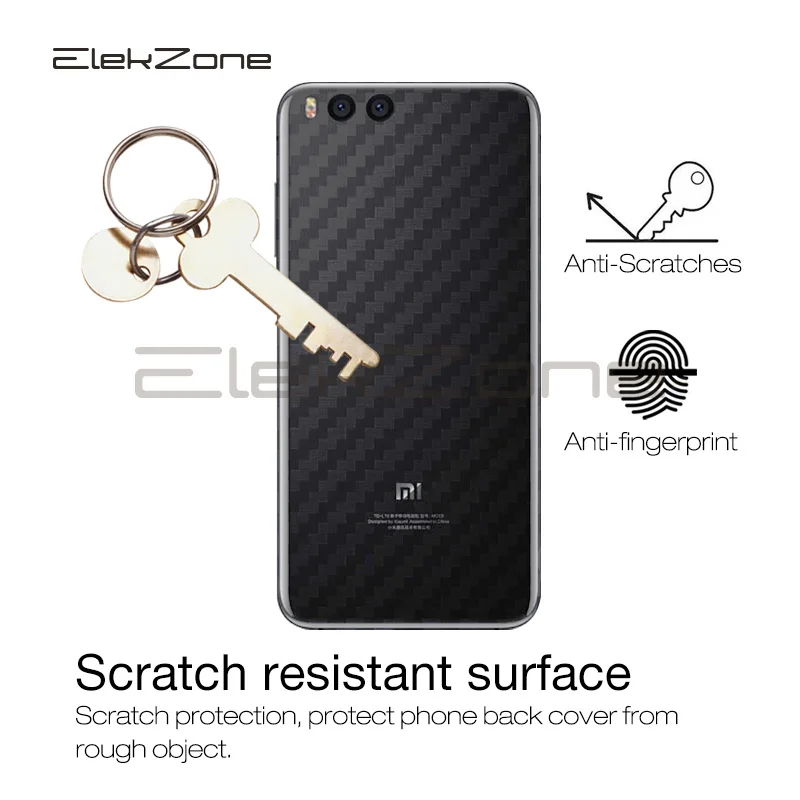 5 шт./лот защитная 3d пленка из углеродного волокна для задней панели Xiaomi Note 3