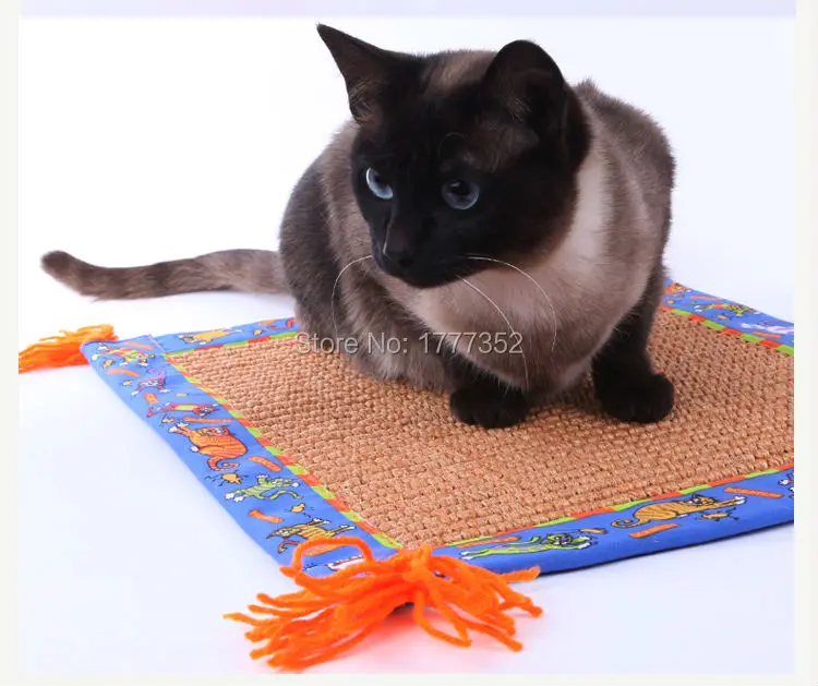 Scratchy Mat sisal Cats Scratching Cat Kitten Scratch Mat Furniture