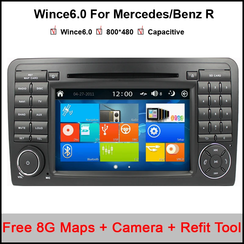 #*Cheap Capacitive Touch Screen 7 inch Car DVD GPS For Mercedes Benz R Class W251 R280 R300 R320 R350 GPS Radio Stereo with Maps Camera