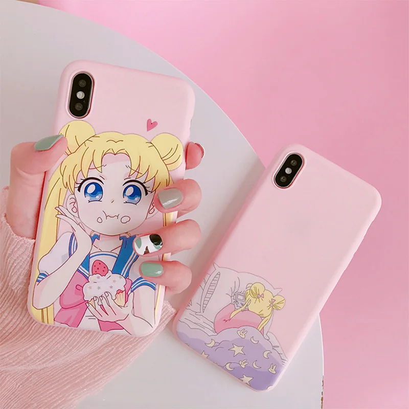 

Cute Sailor Moon Phone case For Huawei P20 lite Mate 20 Pro smart P30 Honor 8x 9 7a y9 7c Nova 3 Soft Cover P9 10 8c Girl Capas