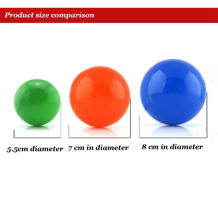 100 шт/партия негабаритные экологически чистые красочные мягкие пластмассовые, для бассейна океан волна мяч детские смешные игрушки Спорт