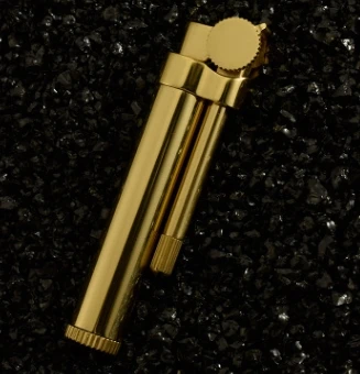 

XGQ PROMISE 004Y brand brass kerosene retro old style wheel pipe lighter