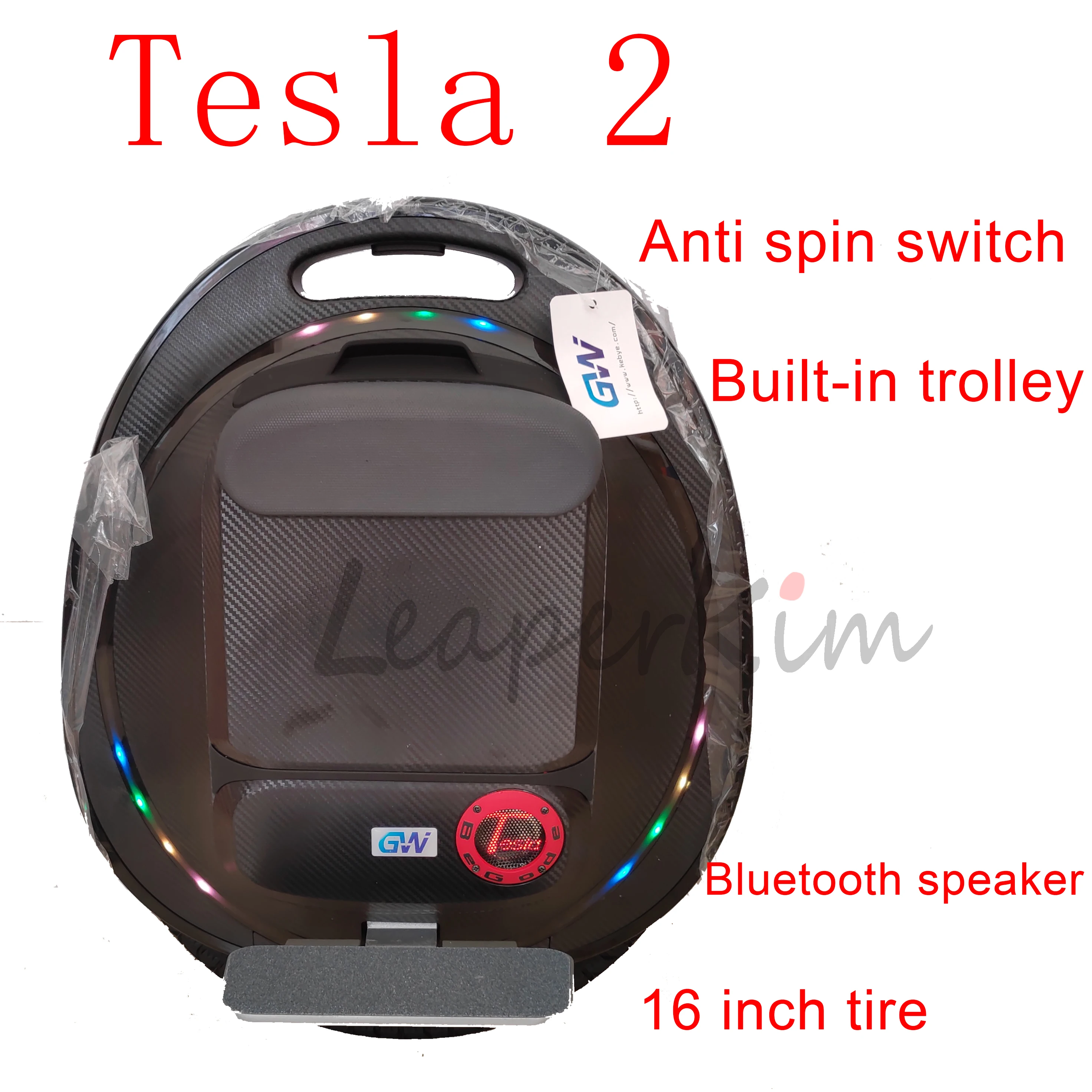 

Tesla 2 GotWay Tesla 2 electric unicycle 16 inch EUC adult scooter short-distance travel unicycle