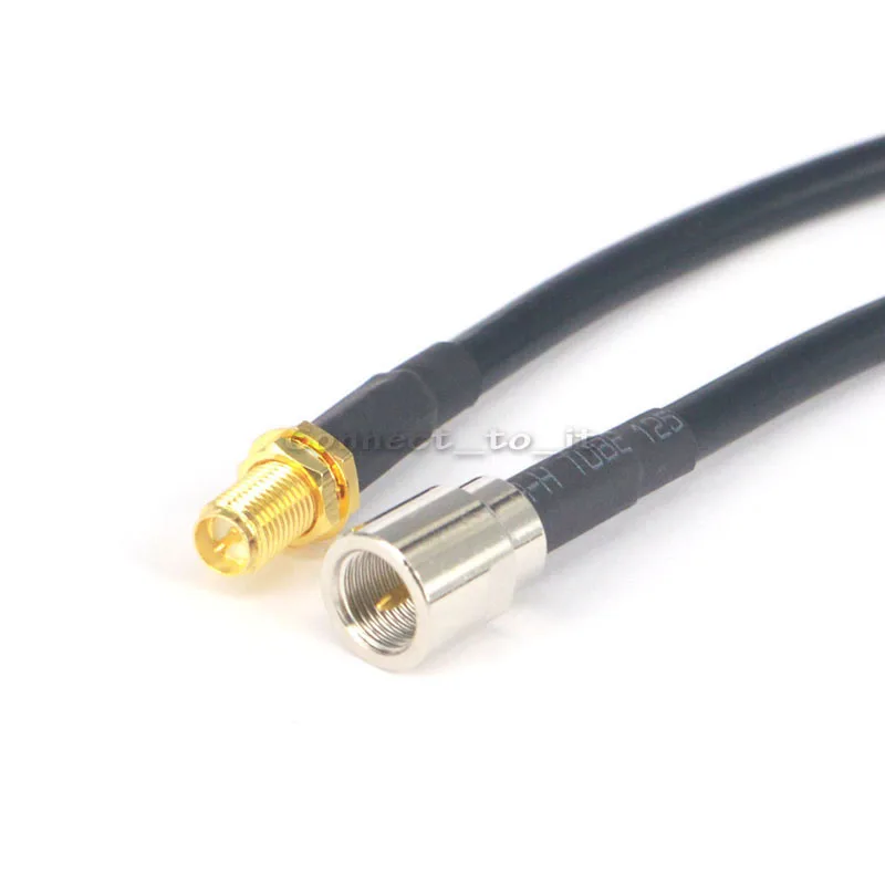 Удлинительный кабель RP SMA Female FME штекер разъем RF адаптер шнур 1 6 фута|sma female connector|sma