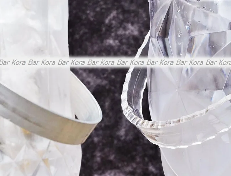Transparent plastic ice bucket Acrylic bar tool dedicated ice bucket big crystal champagne