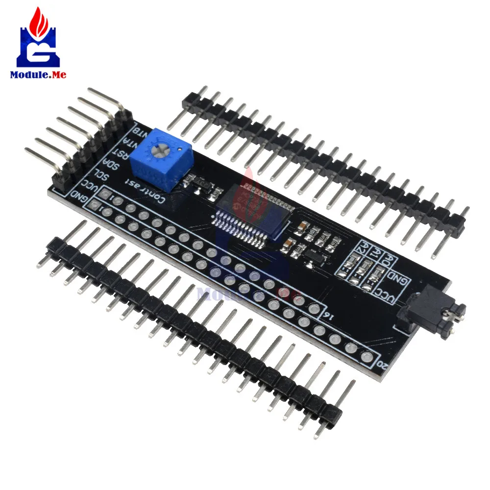 

MCP23017 12864 LCD I2C IIC TWI SPI Serial Interface Adapter Plate Board For Arduino Converter Expander Module 1602 2004 With Pin