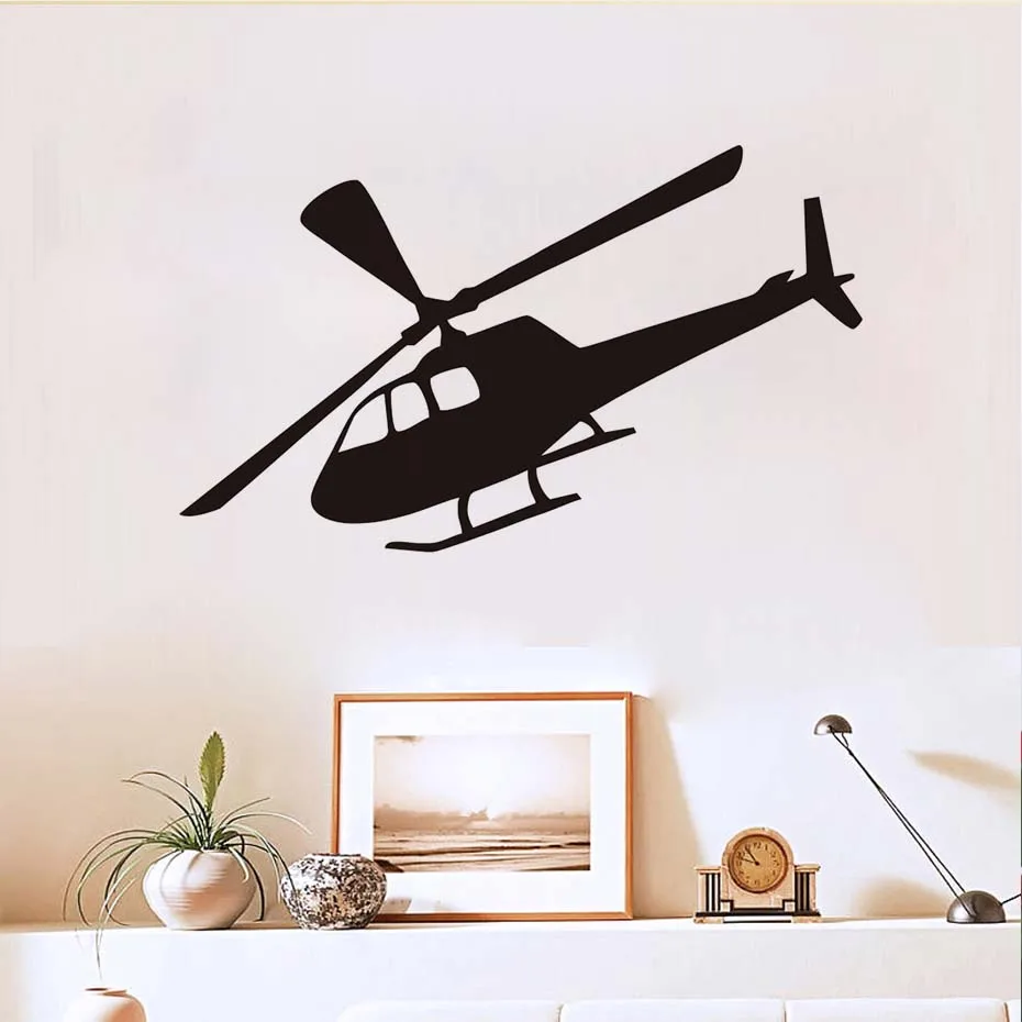 Art Perekat Dinding Dekorasi Rumah Kartun Pesawat Wall Sticker