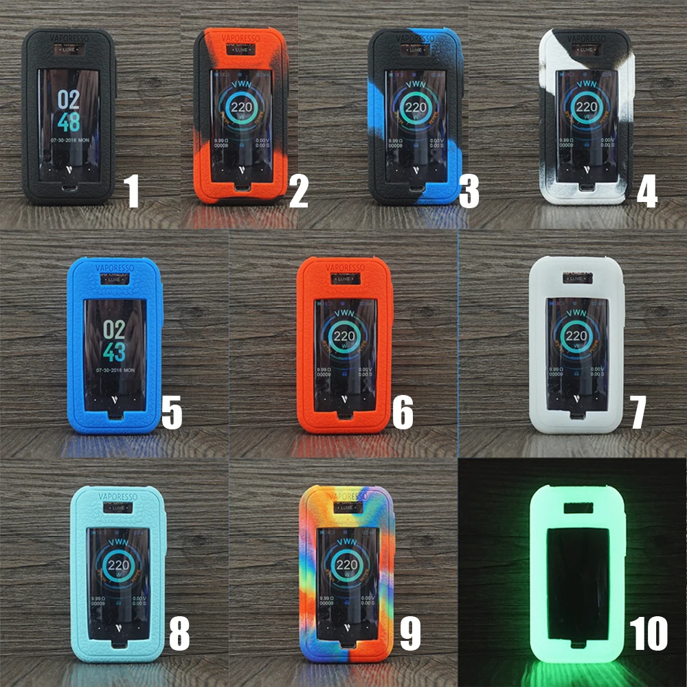 

Silicone Case for VAPORESSO LUXE 220W ZV KIT Kit Mod Box Protective Cover Skin for Accessories Wrap Sleeve Gel