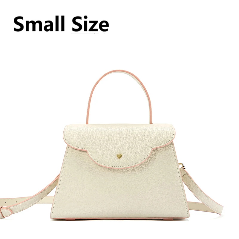 EMINI HOUSE Cloud Сумочка, роскошные сумки, женские сумки, дизайнерские, спилок, кожа, сумки через плечо для женщин, сумка на плечо - Цвет: White Small Size