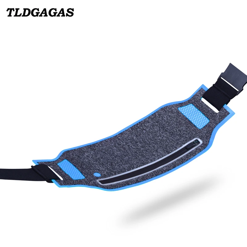 TLDGAGAS 2018 ультратонкий цветной унисекс Телефон поясная сумка лайкра материал дышащий поясная сумка для бега спорт на открытом воздухе карман