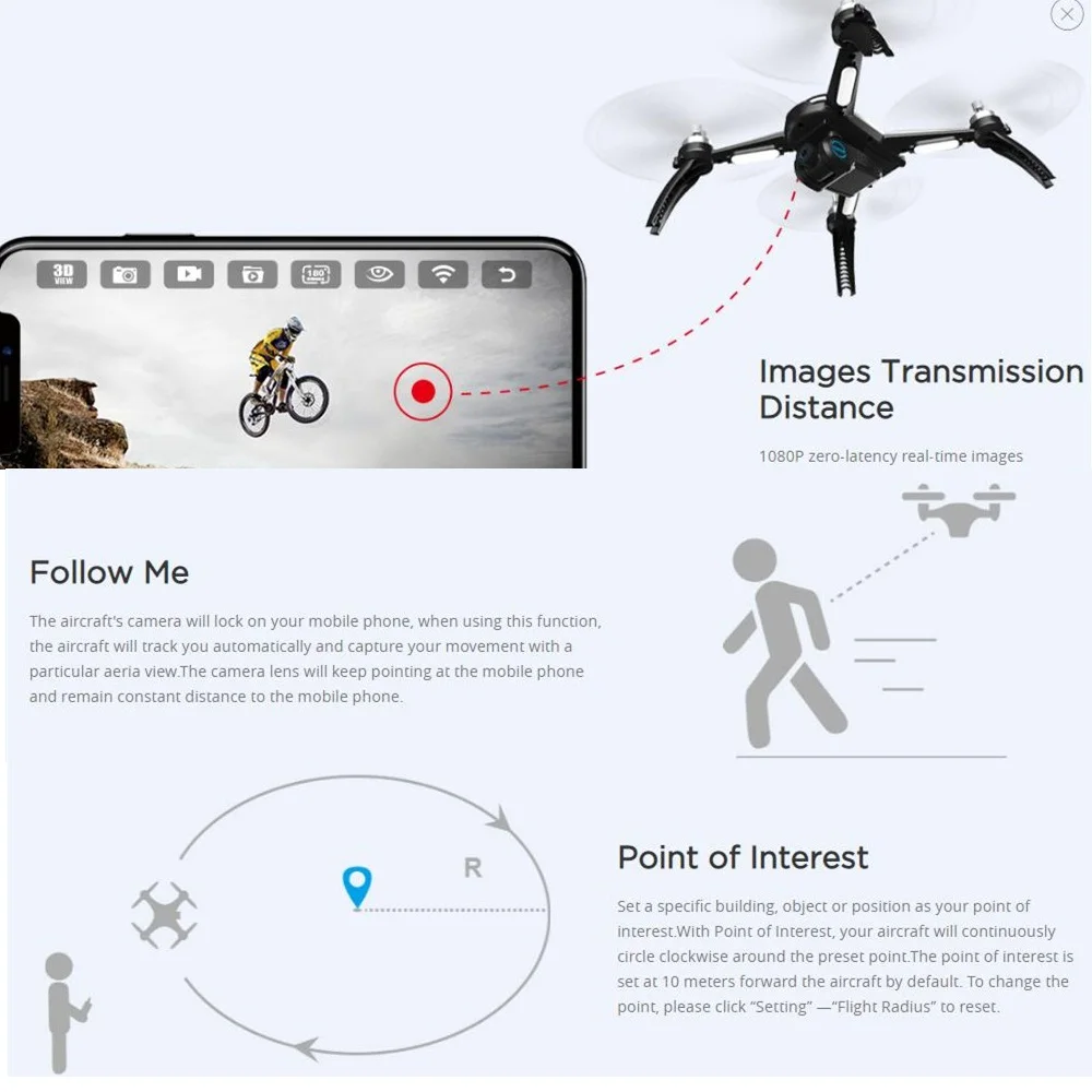 MJX Bugs 5 W B5W 5G FPV Quadcopter GPS Дроны с камерой HD 1080 P дрона дистанционным управлением
