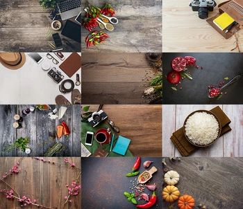 

Double Sides Backdrop Wood Grain Cement Texture Wall Waterproof Photography Filming Background Food Jewelry Paper Board Photo