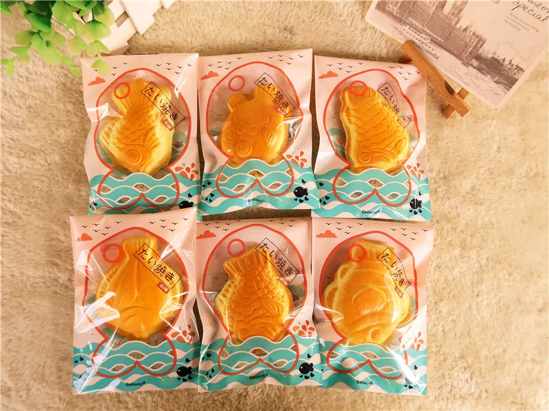 Kuutti Squishy медленно поднимающийся мягкий ароматизированный Taiyaki Япония еда Squishies оригинальная упаковка сотовый телефон ремень подарок для детей мальчиков