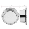 Stainless Steel Kitchen Timer with Magnetic Base Manual Mechanical Cooking Timer Countdown Cooking Tools KitchenTimer ► Photo 2/6