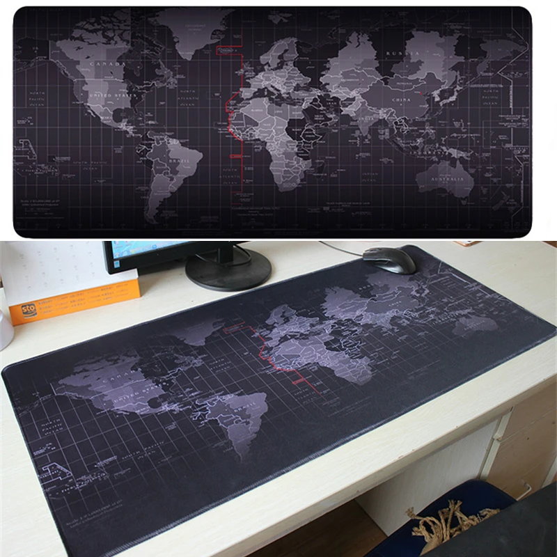 New Arrivel Speed Version Large font b Gaming b font Mouse Pad Old World Map Mousepad