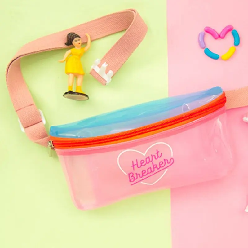 Поясная сумка для девочек, голограмма, пэчворк, грудь, сумка, сердце, повседневный ремень, сумки на плечо, сумка для телефона, лазерная, через плечо