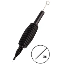 7RL одноразовый захват машины татуировки трубки с различные иглы 3/"(19 мм) поставка татуировки 40 шт./партия