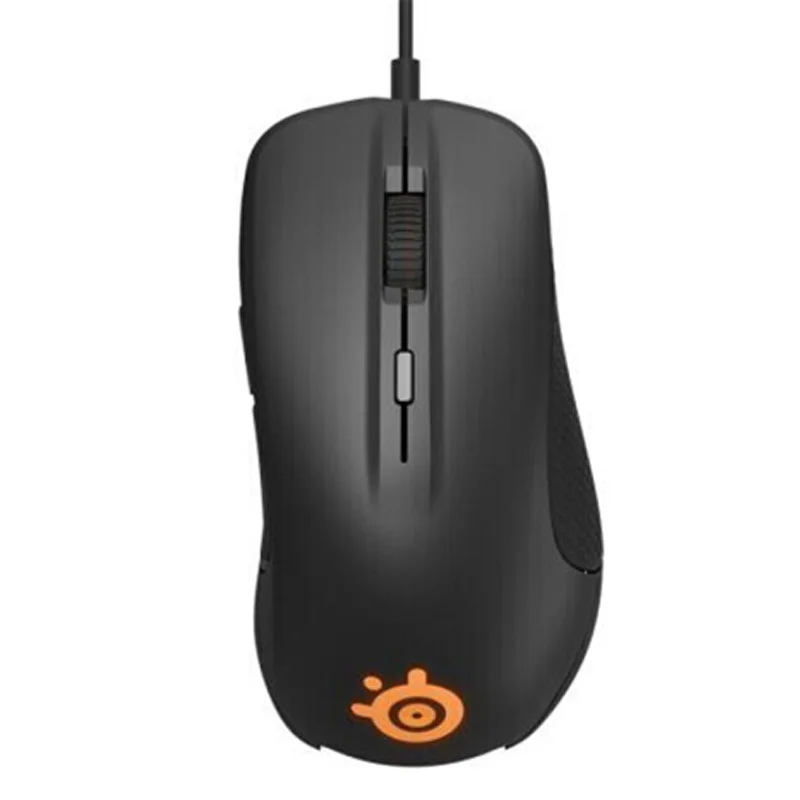 OriginalSteelseries Rival 300 Проводная игровая мышь 6500 dpi RGB светодиодный логотип оптическая игровая мышь USB мыши для Dota 2+ коврик для мыши