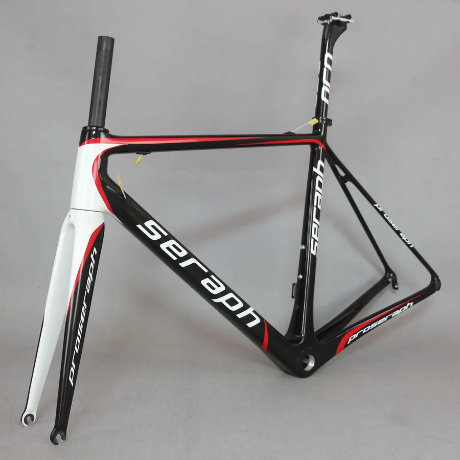 Perfect Hight modulus toray t1000 carbon fiber black fox BSA normal brakes all internal cable road bike frame FM066 10