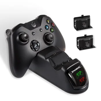 

DOBE Dual Controller Charger Station Dock Compatible For Xbox One/S/X/Elite With 2x600mAh Rechargeable Battery Dual Charging.