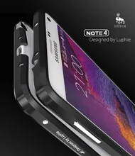 New Noble Luxury Bumper For Samung Galaxy Note 4 Aluminium Case For Samsung Note 4 N9100 Metal Bumper Case Advanced Alloy Frame
