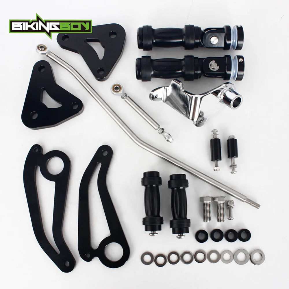 BIKINGBOY Forward Controls Rear Sets Foot Rests Pegs For Honda VT750