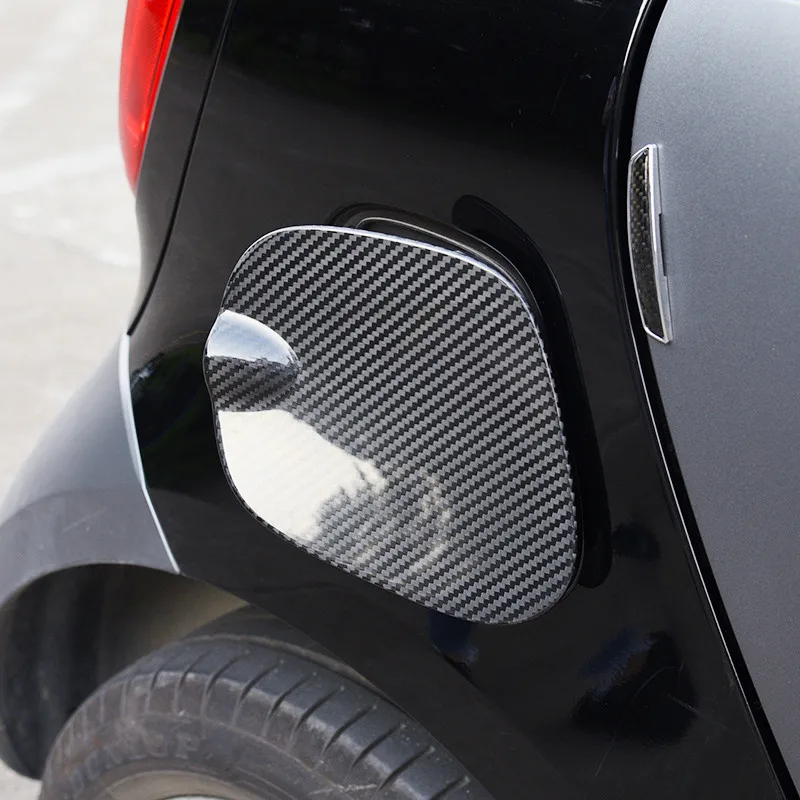 

Carbon Fiber Car Fuel Cap Sticker Tank Cover for New Smart Fortwo Forfour 2015 2016 2017 Exterior Styling Accessories