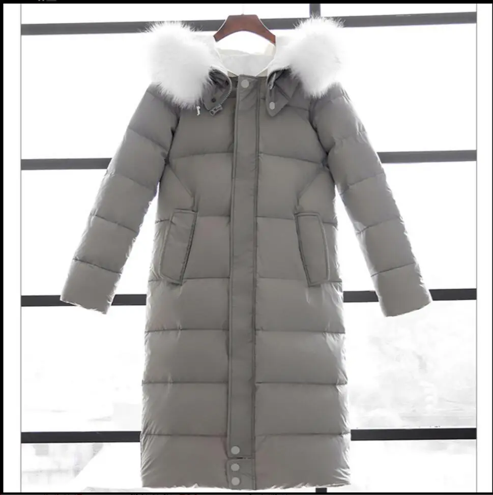 Nieuwe Witte Eendendons Winter Jas Vrouwen Slanke Lange Jassen Jas Winter Jas Plus Size Dikke Down Parka Koreaanse vrouwen Kleding Nieuwe Witte Eendendons Winter Jas Vrouwen Slanke Lange Jassen Jas Winter Jas Plus Size Dikke Down Parka Koreaanse vrouwen Kleding
