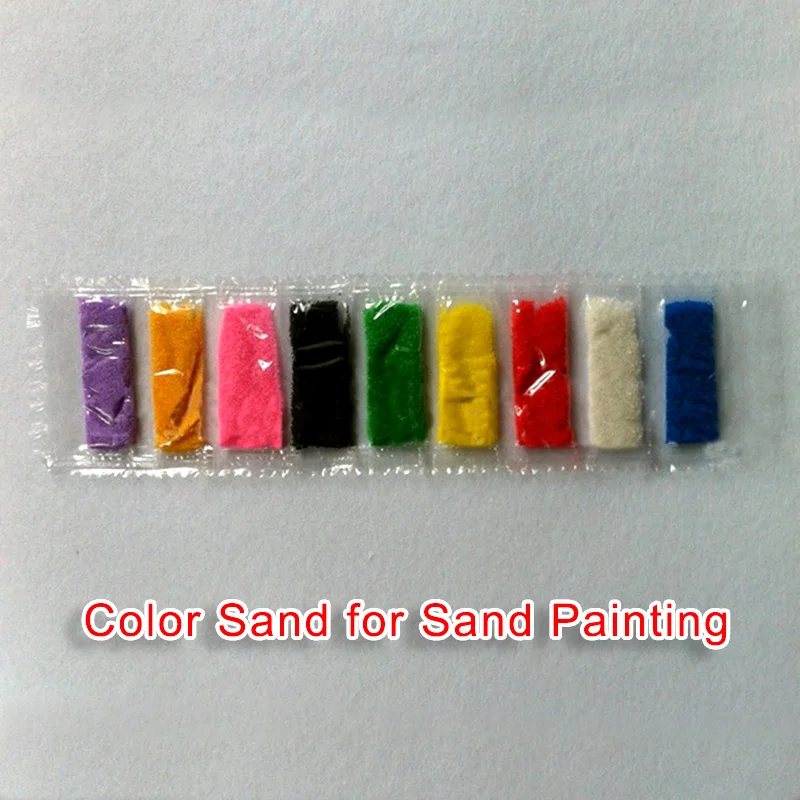 9 Color Sand For Sand Painting Art Creative Drawing Girls Education Children Toys Sand For Painting