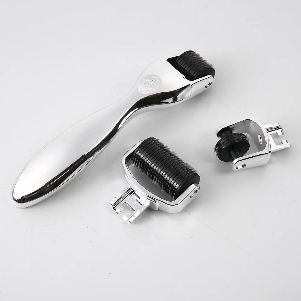 0 25 мм серебро DRS 1200 + 600 300 иглы микро Дерма ролик Титан mezoroller микроиглы dr ручка