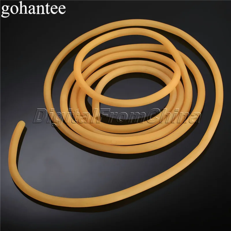 

gohantee 1Pc 6mmx9mm 6090 Natural Latex Rubber Bands Bungee Accessories for Outdoor Hunting Slingshots Catapult Elastic Parts 3M
