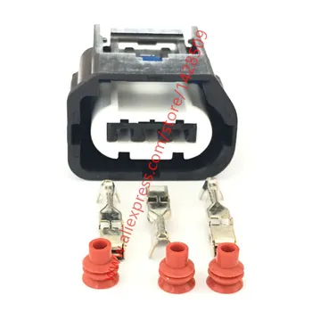 

10 Sets 3 Pin Automotive Power Steering Pump Plug Auto EPS Connector For Ford Focus Mazda