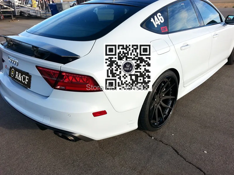 

A7 S7 RS7 SPOILER--FULL Carbon Fiber OEM style spoiler wing for Audi RS7 S7 A7 Perfect fitment! FULL CARBON! HIGH QUALITY!