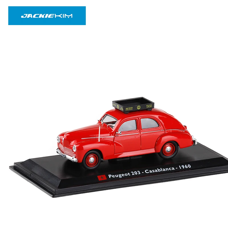 Высококлассная имитация 1:43 Peugeot 203 такси в Касабланке Марокко 1960 Модель