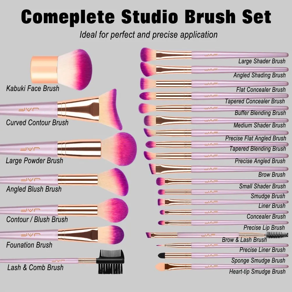 2 JAF Porfessional Makeup Brush Set
