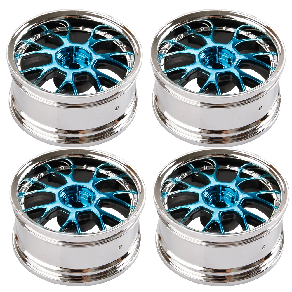 4 шт. HPI HSP 1/10 Шкала RC На Дороге Автомобиль Колеса Racing Tire Rim Синий Покрытием | Игрушки