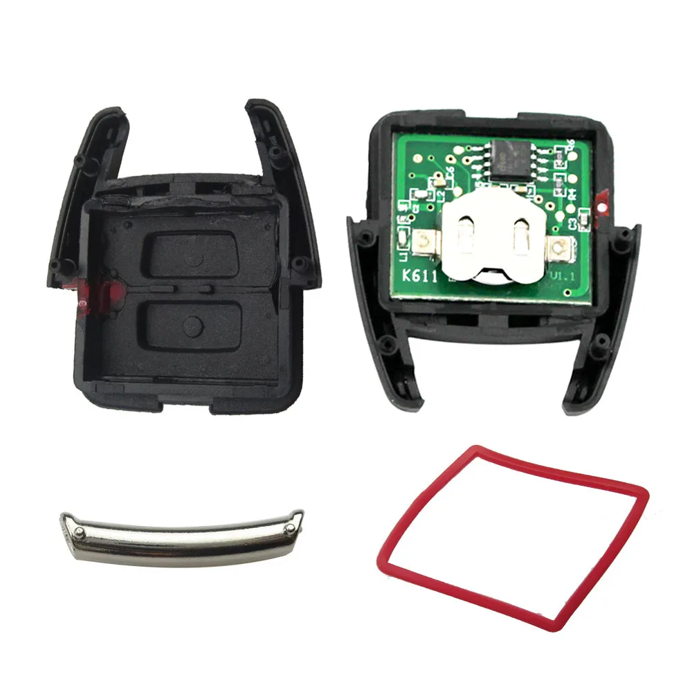 2 BUTTON REMOTE CAR KEY FOR OPEL VAUXHALL VECTRA ZAFIRA OMEGA ASTRA H J INSIGNIA G MK4 B C MOKKA 433MHZ HU43 HU100 BL