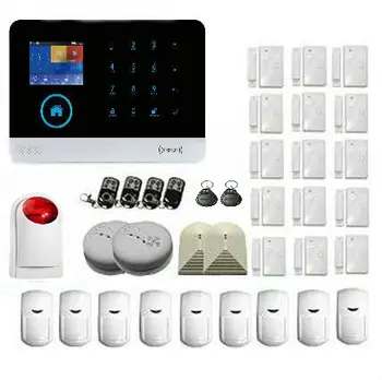 

Yobang Security wireless wifi gsm alarm system TFT display door sensor home security alarm systems Wirelress Siren Kit