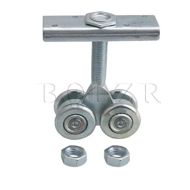BQLZR Dia 54.3mm Steel Rail Hanging Trolley Wheel Sliding Track Roller