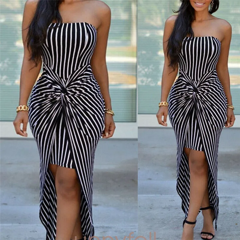 tube top dress plus size