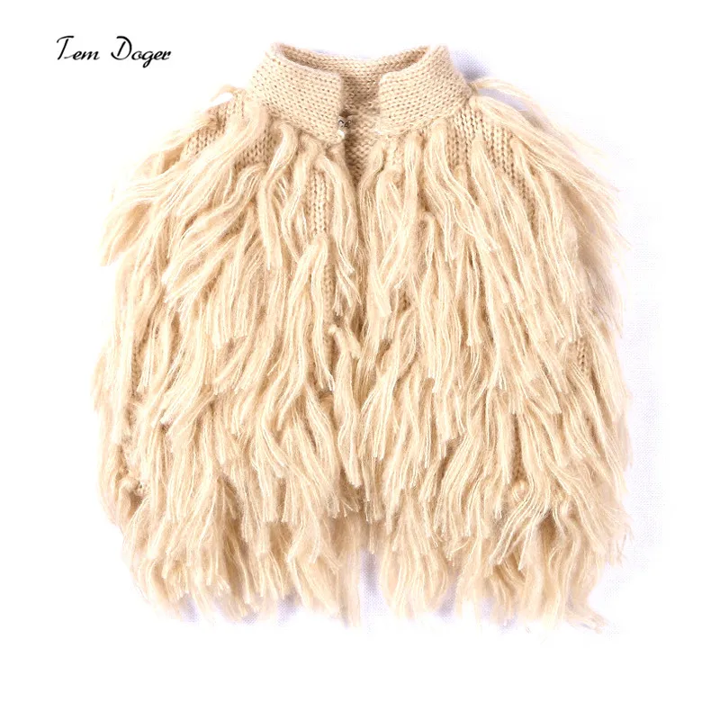 Tem Doger Baby Girl Clothes Autumn Winter Fashion Waistcoat Tassel Sleeveless Sweater Girls Manual Vest Boutique Kids Clothing (7)